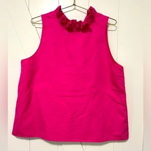 Tyler Boe Claudette Ruffle Neck Top 🎀